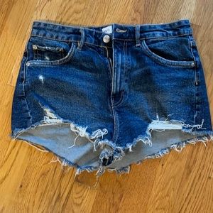 Zara size 8 jean shorts